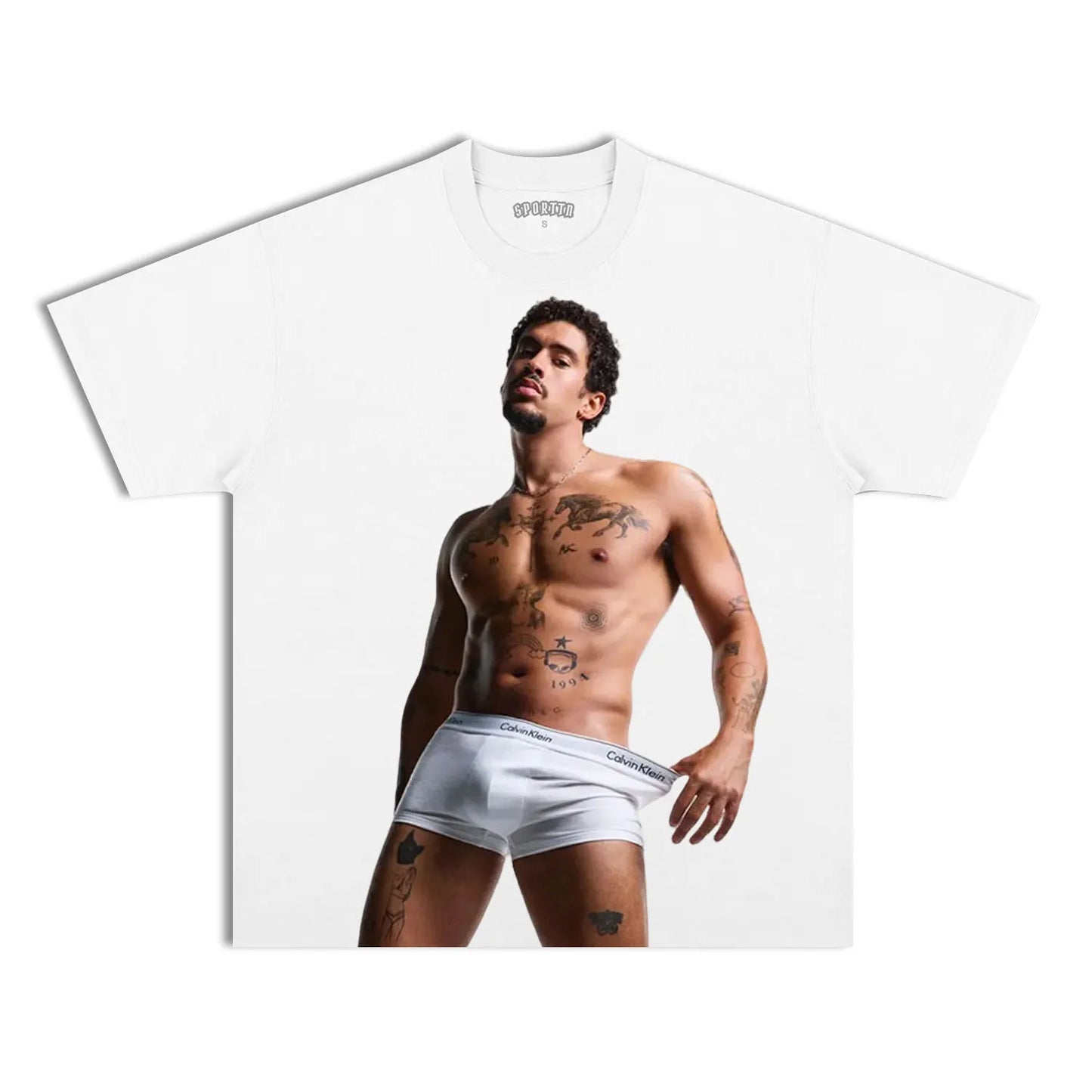 Bad Bunny Sexy Print T-shirt