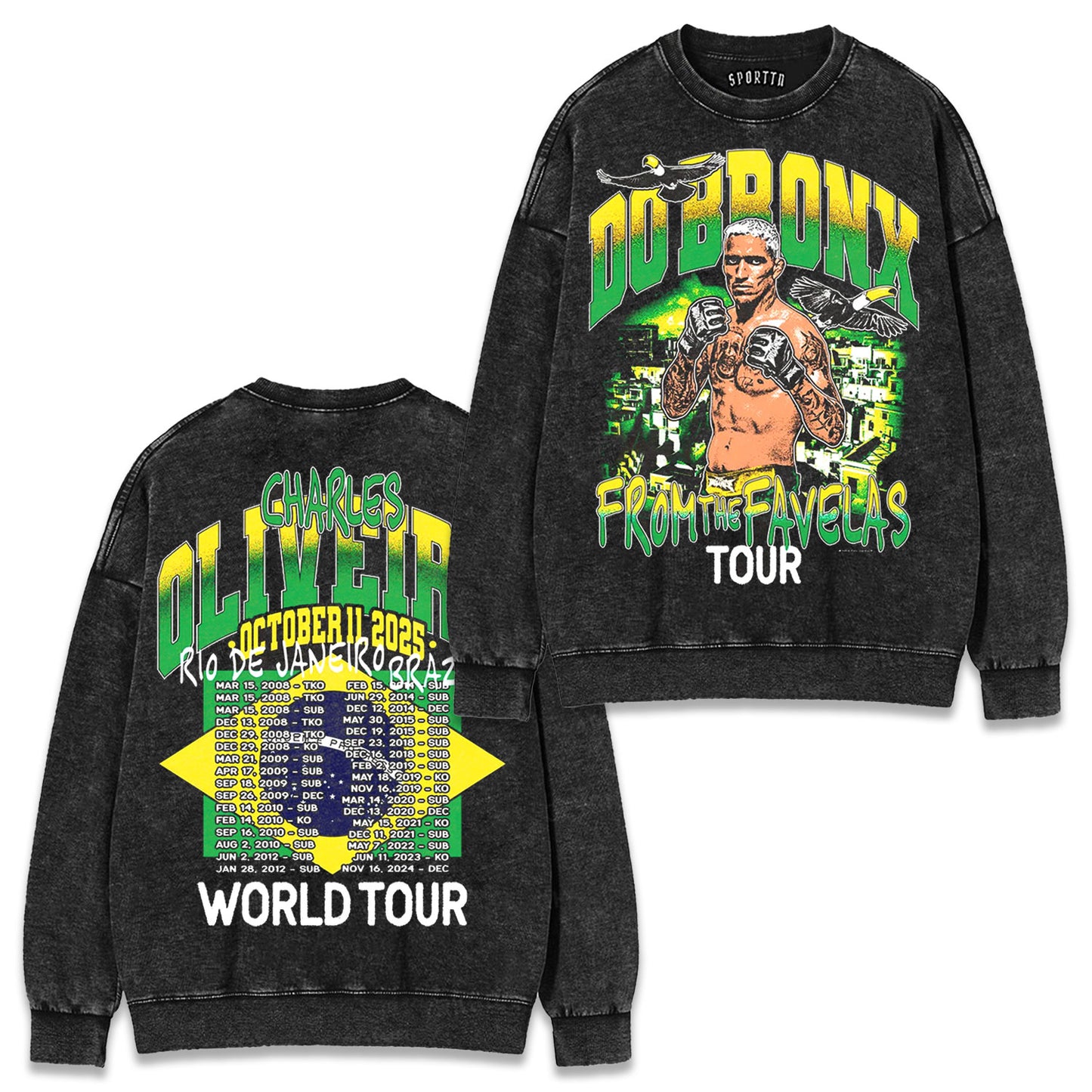 CHARLES OLIVEIRA TEE&SWEATSHIRTS&HOODIE