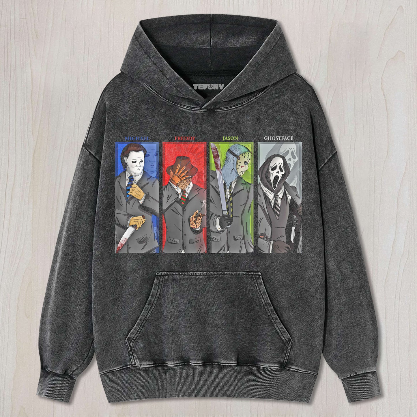 MICHAEL MYERS & FREDDY KRUEGER & JASON VOORHEES & GHOSTFACE T-SHIRT