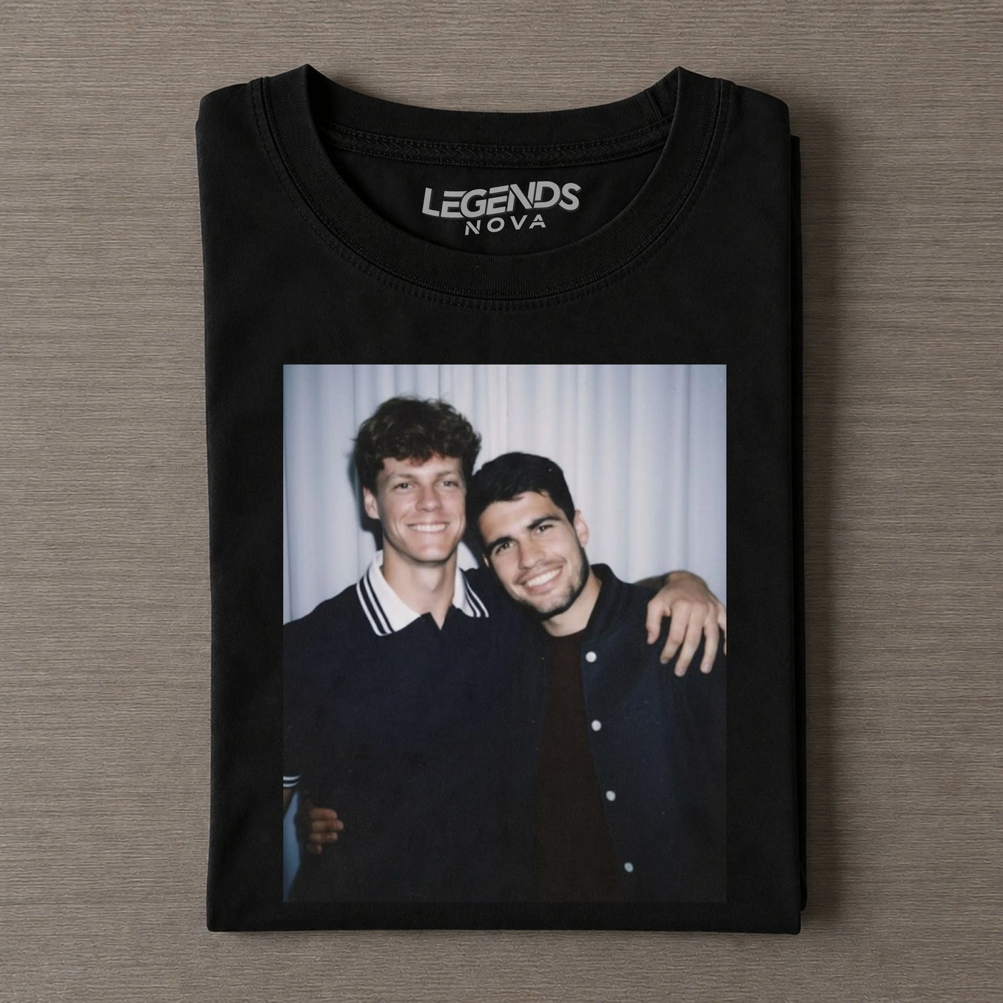 Novak Djokovic & Jannik Sinner Tennis graphic T-shirt