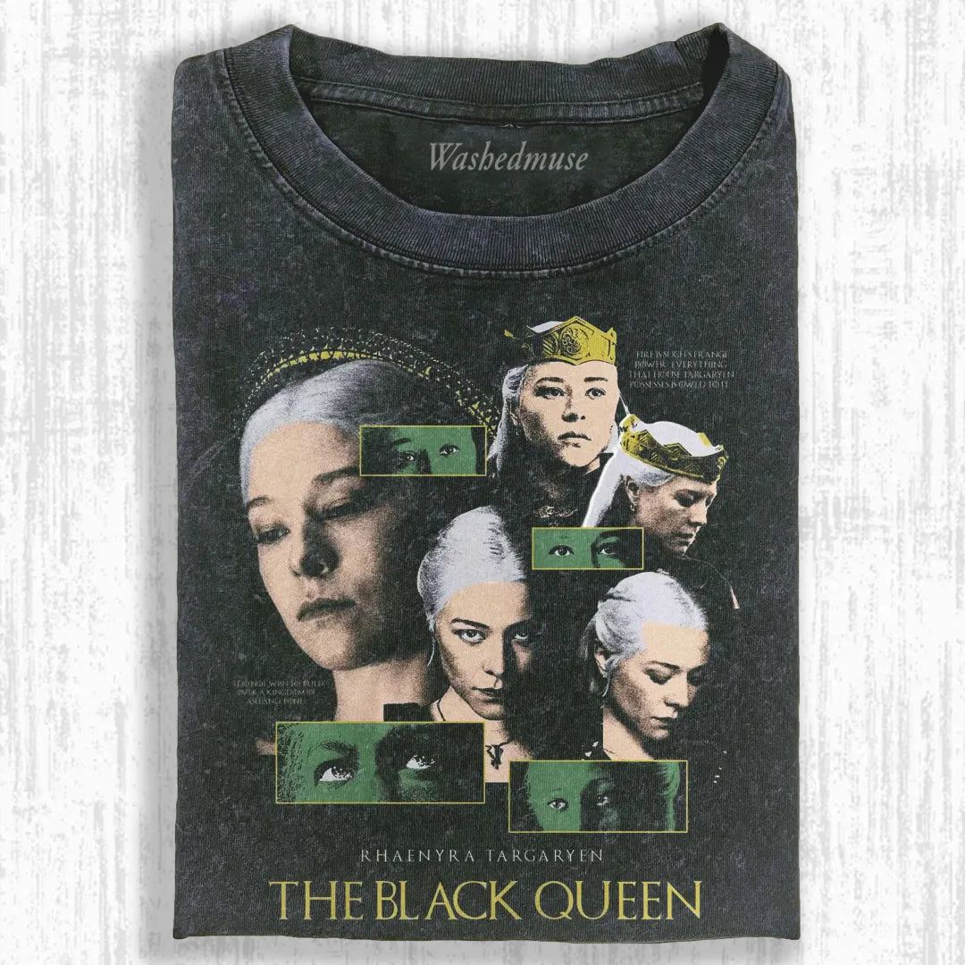 MULTI‑FRAME BLACK MONARCH T-SHIRT