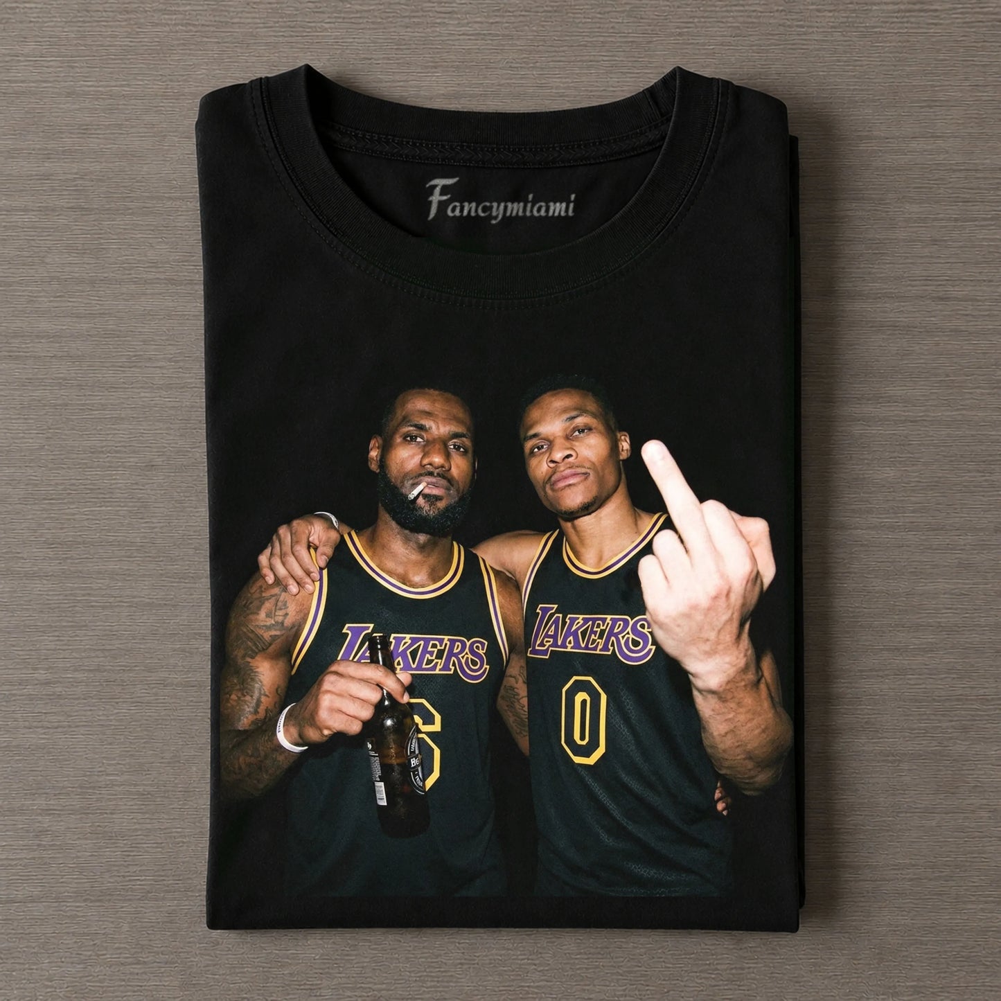 EDGY SPORTS JERSEY DUO NIGHT PORTRAIT TEE