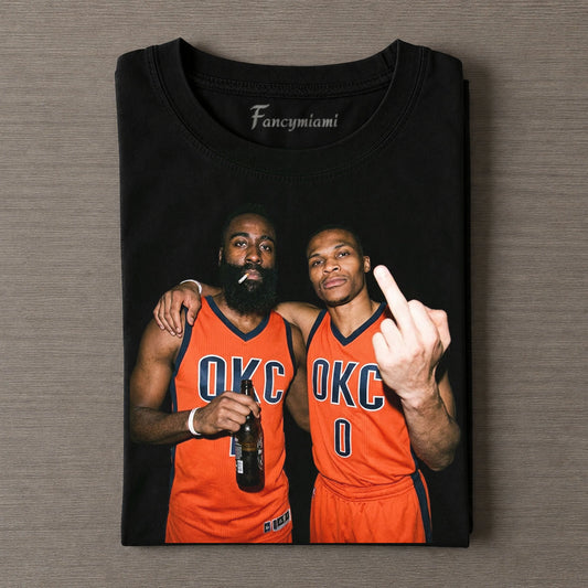 EDGY SPORTS JERSEY DUO NIGHT PORTRAIT TEE