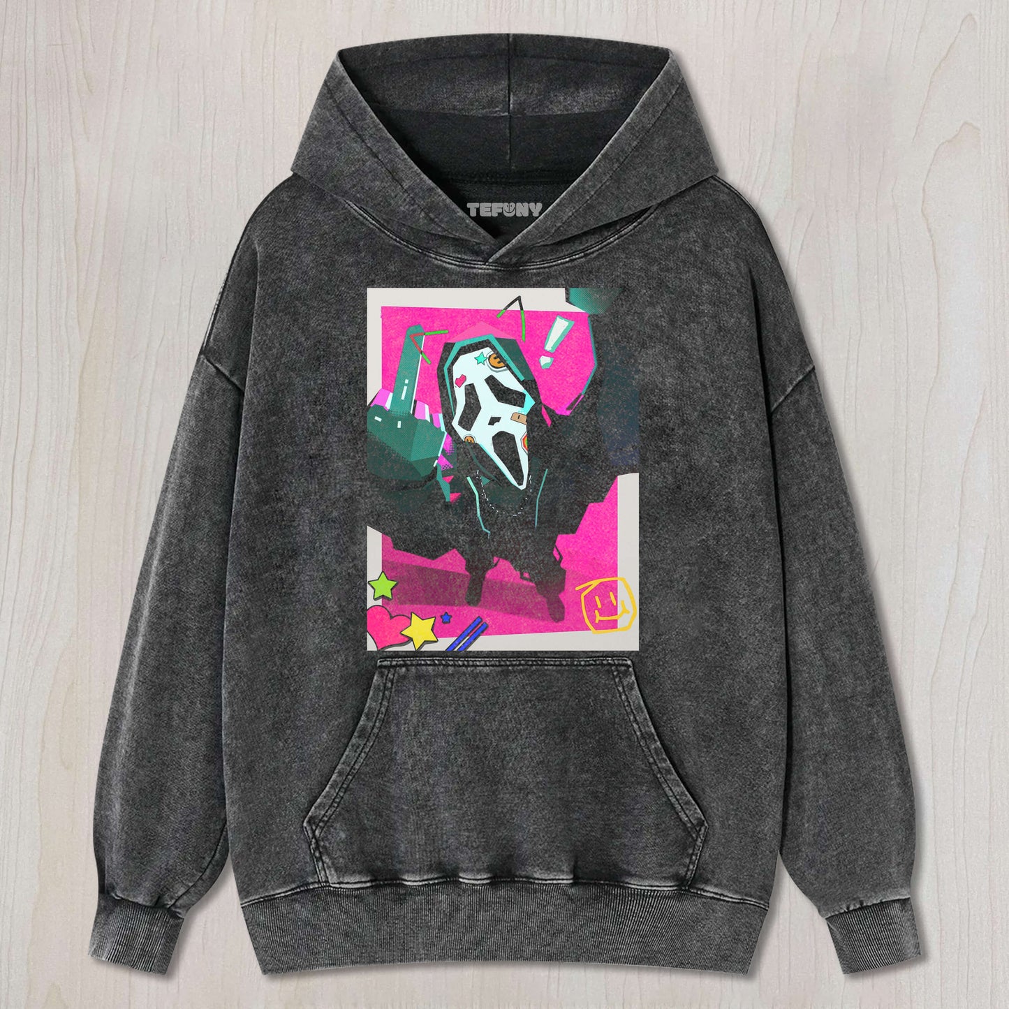 PINK MIDDLE FINGER GHOSTFACE TEE & SWEAT & HOOD