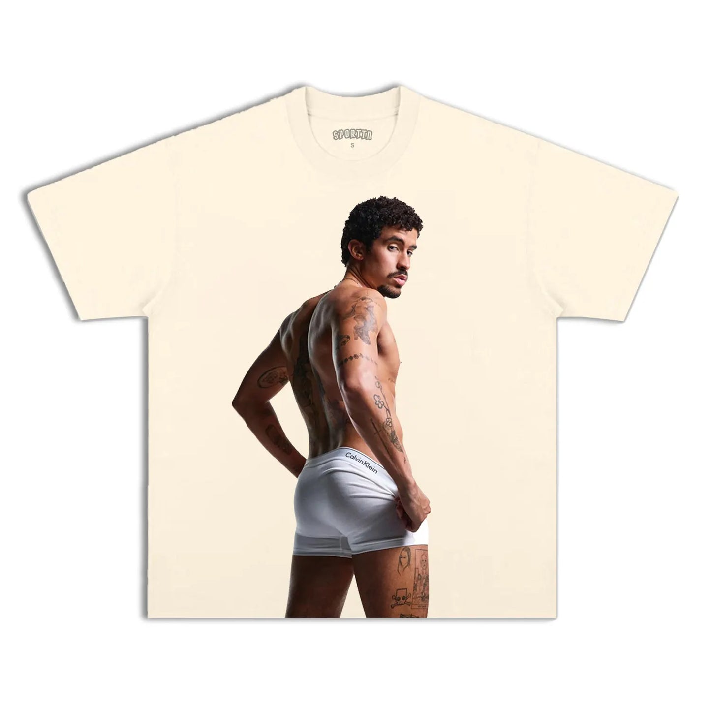 Bad Bunny Sexy Print T-shirt