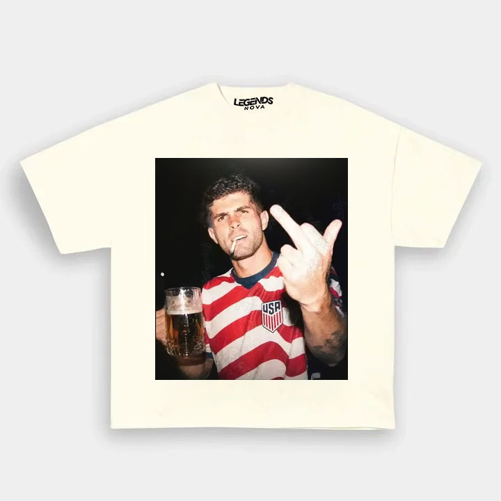 Christian Pulisic American Soccer Style Tee