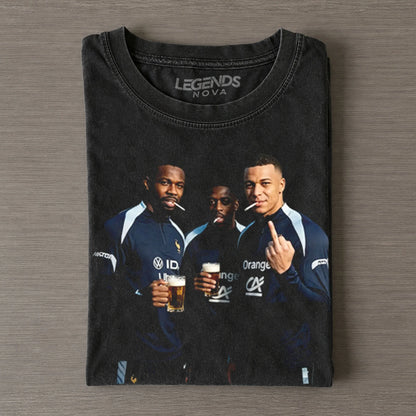 Kylian Mbappé & Ousmane Dembélé & Marcus Thuram France 2026 T-shirt