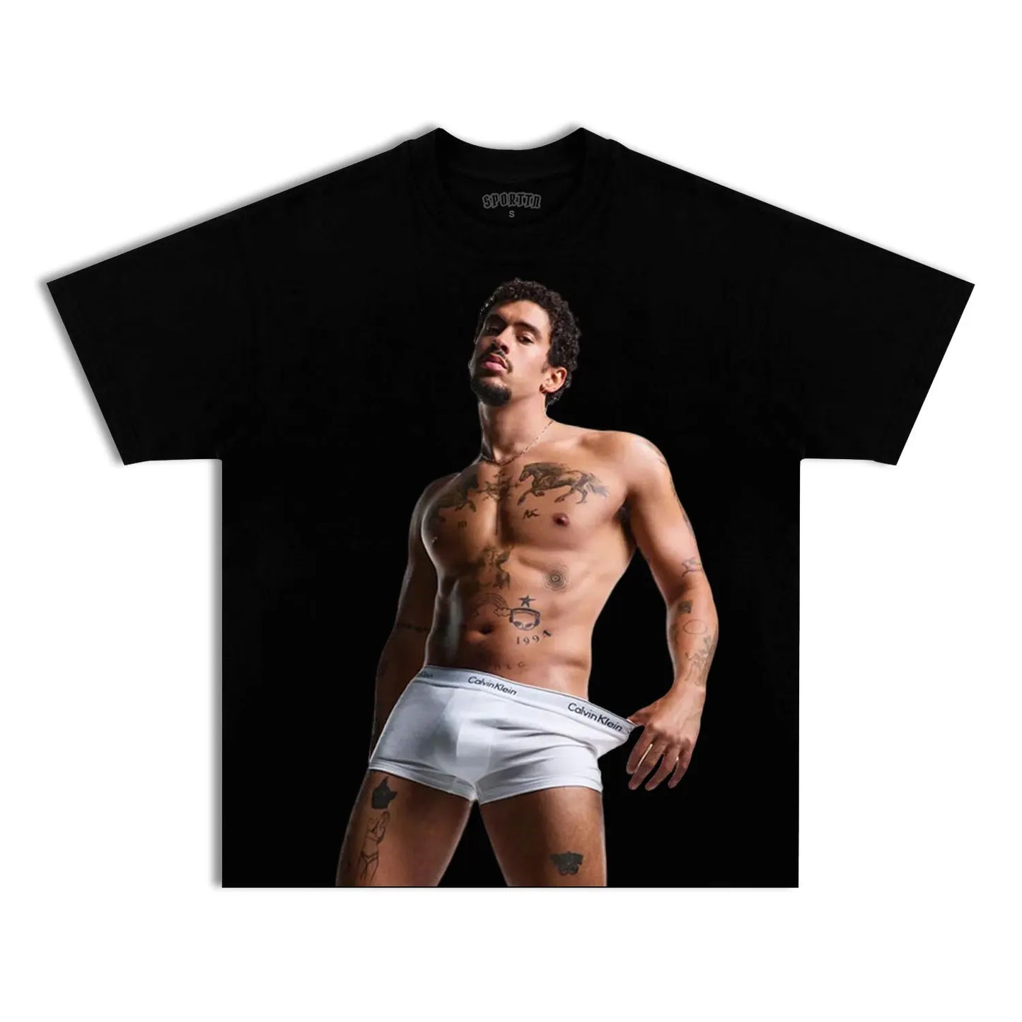Bad Bunny Sexy Print T-shirt