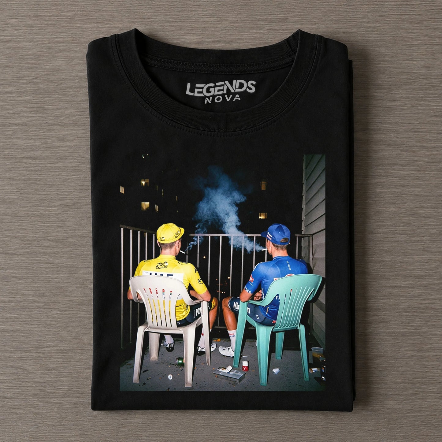 Mathieu van der Poel & Tadej Pogačar Funny 2026 Tee