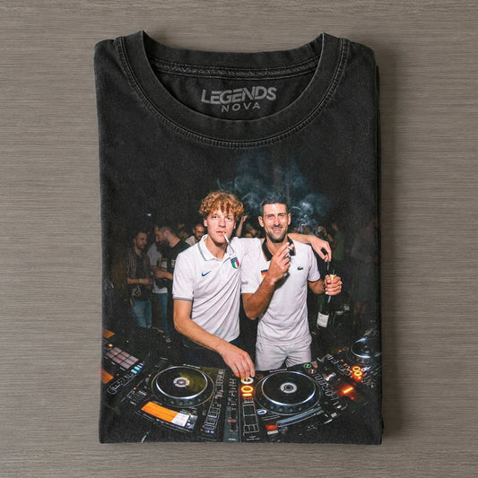 Wimbledon 2026 Men's Singles Germany Novak Djokovic & Italy Jannik Sinner Tennis T-shirt