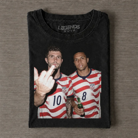 Christian Pulisic & Weston McKennie USA Soccer Style Tee 8