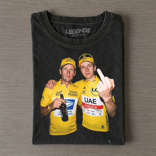 Lance Armstrong & Tadej Pogačar T-shirt