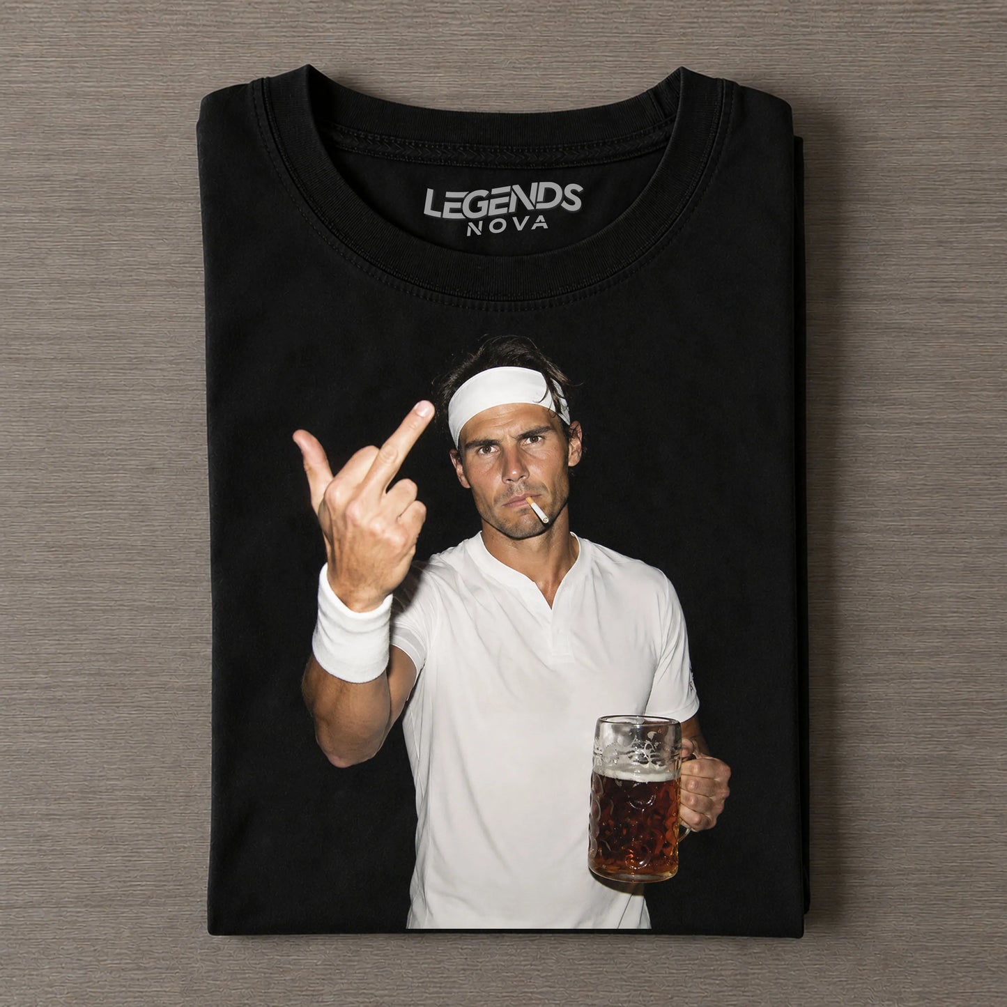 Rafael Nadal Tennis legend graphic T-shirt