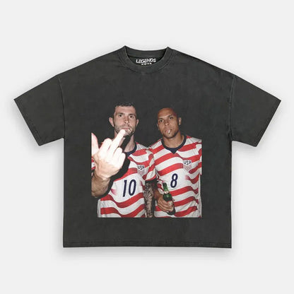 Christian Pulisic & Weston McKennie USA Soccer Style Tee 8