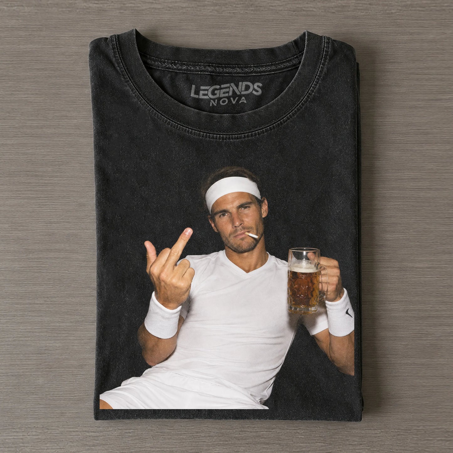 Rafael Nadal Tennis legend graphic T-shirt