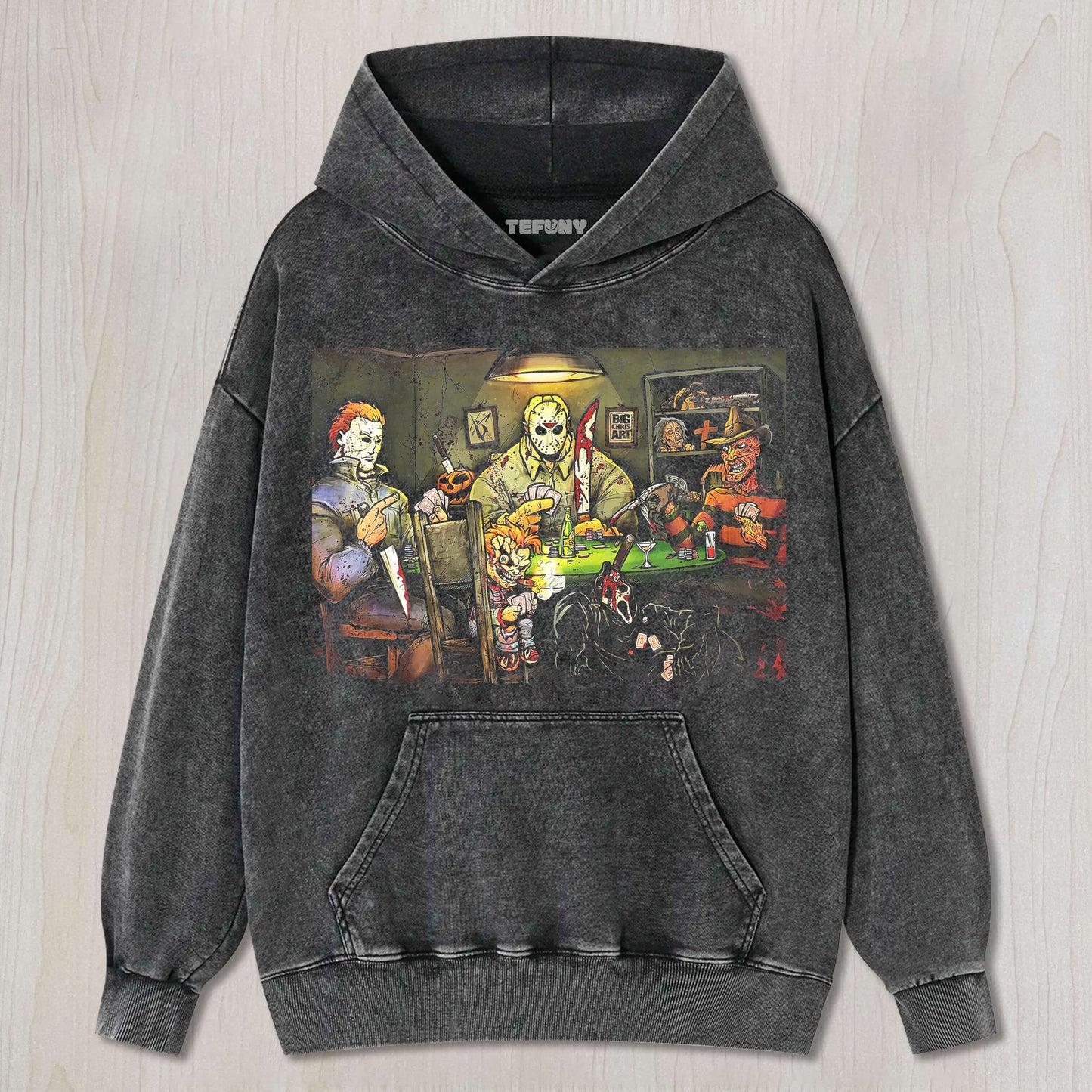 MICHAEL MYERS & JASON VOORHEES & CHUCKY & FREDDY KRUEGER & GHOSTFACE T-SHIRT