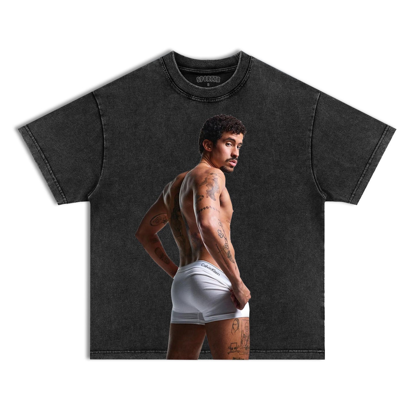 Bad Bunny Sexy Print T-shirt