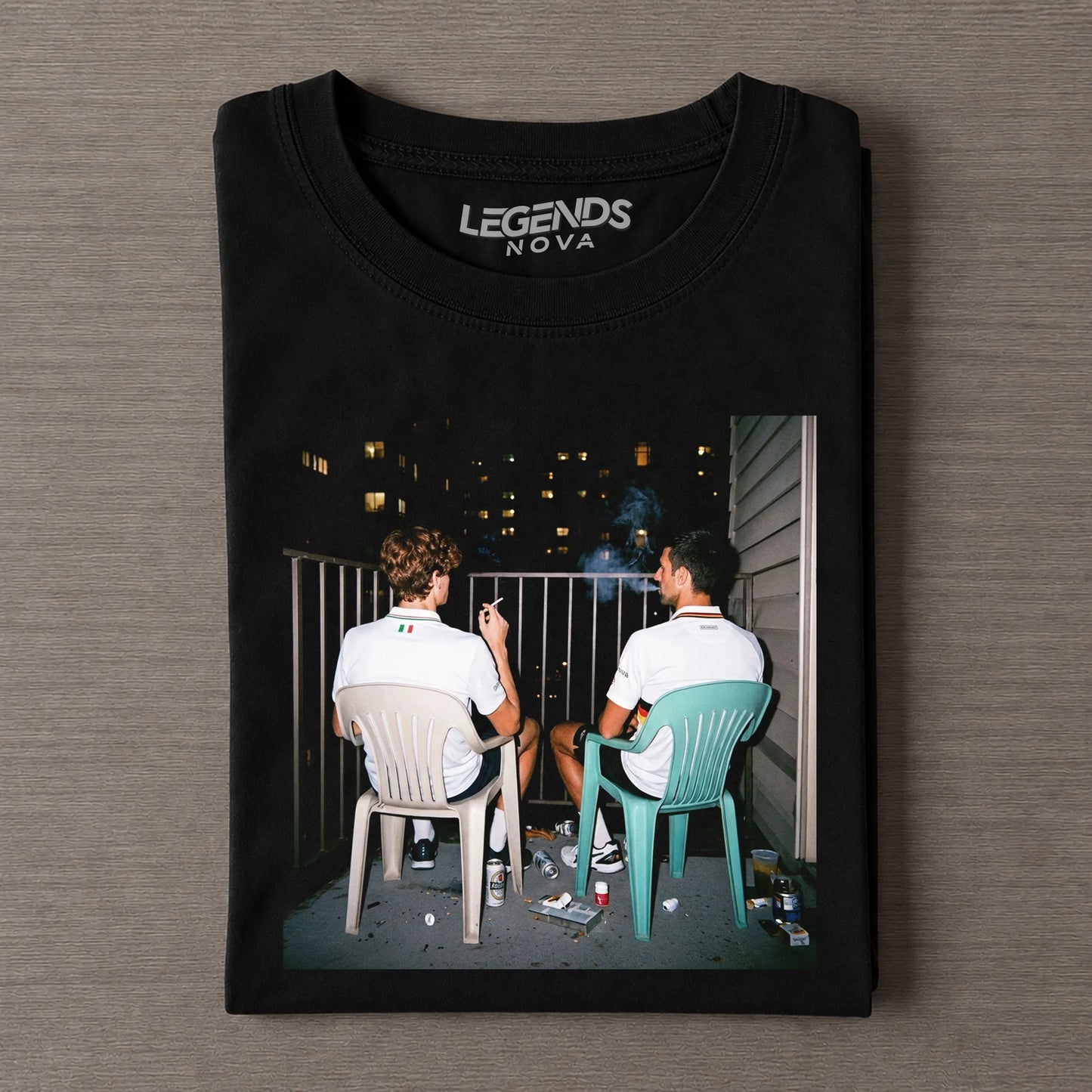 Wimbledon 2026 Men's Singles Germany Novak Djokovic & Italy Jannik Sinner Tennis T-shirt