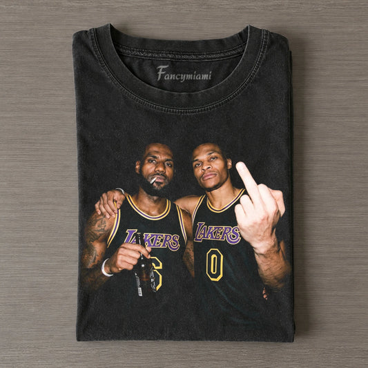 EDGY SPORTS JERSEY DUO NIGHT PORTRAIT TEE