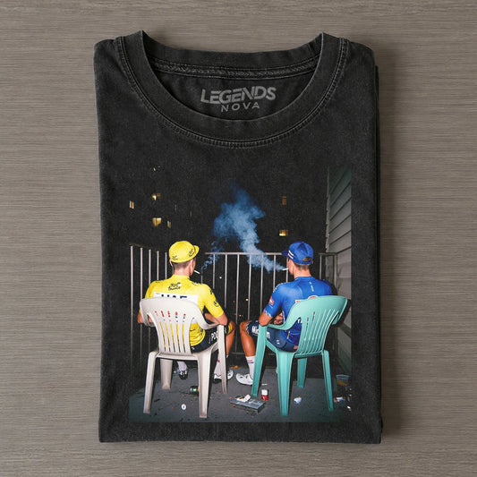 Mathieu van der Poel & Tadej Pogačar Funny 2026 Tee