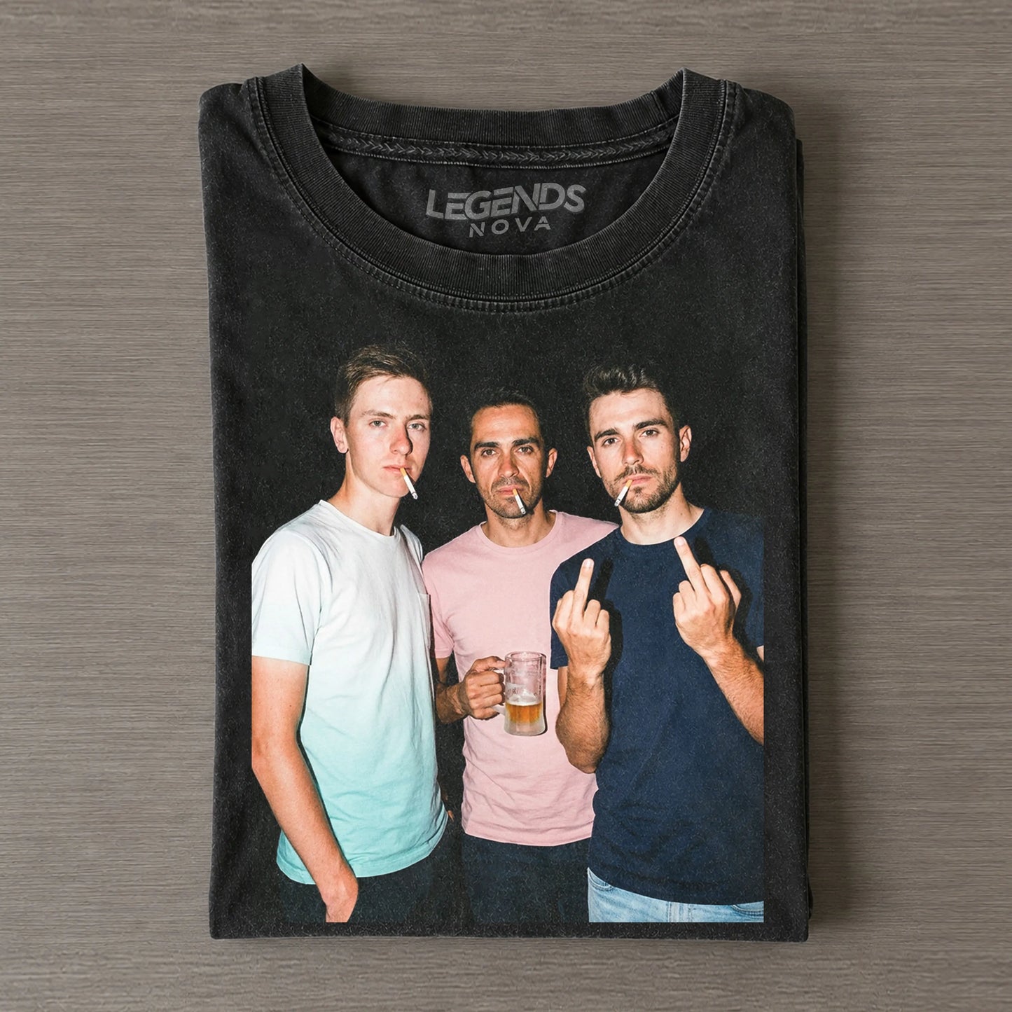 Tadej Pogačar & Alberto Contador Velasco & Alejandro Valverde Belmonte 2026 Vintage T-shirt