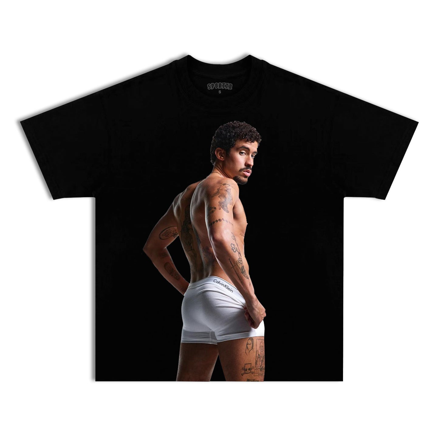 Bad Bunny Sexy Print T-shirt