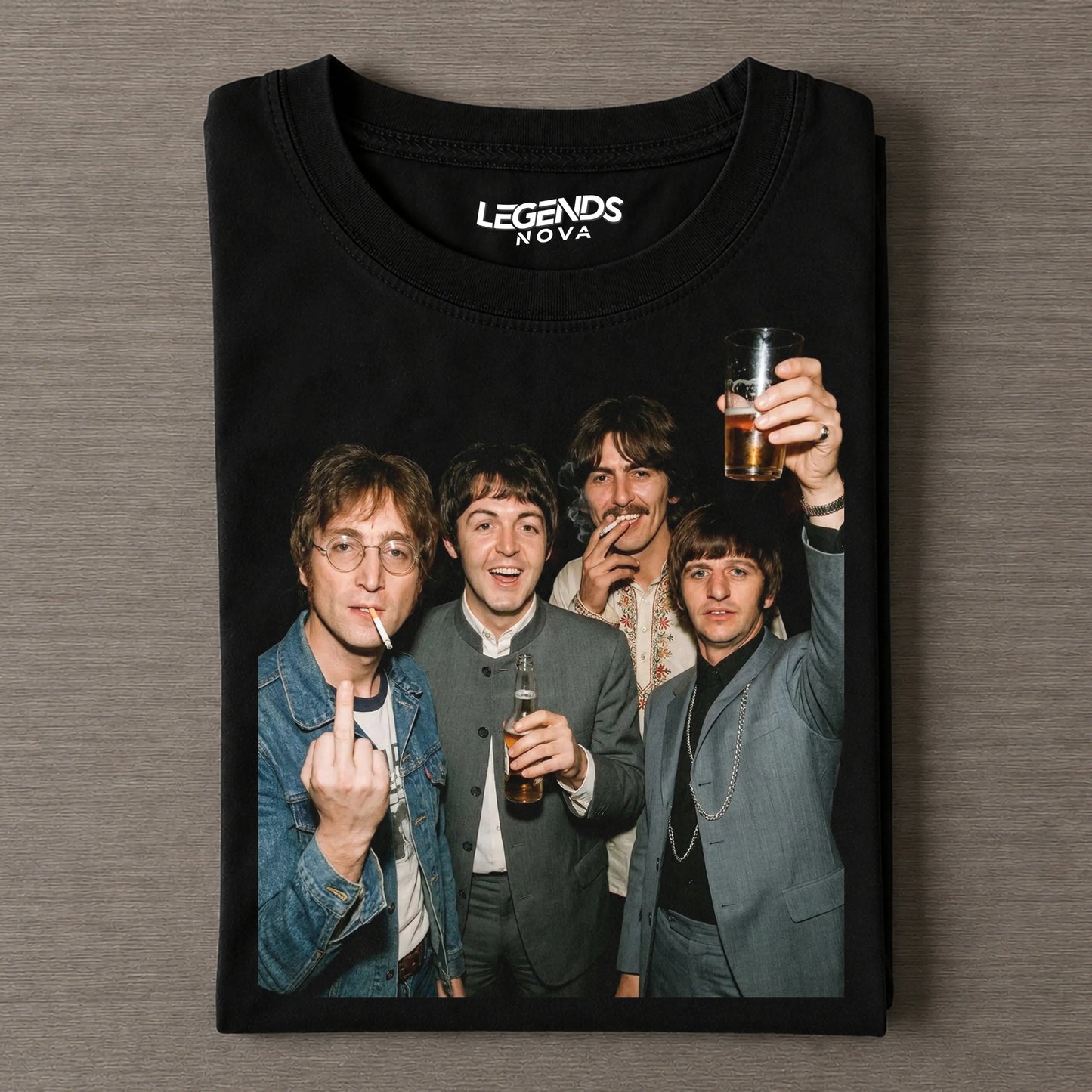 Funny The Beatles Vintage Tee
