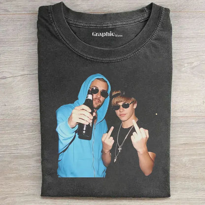 Pop Music Icon Vintage Graphic T-shirt