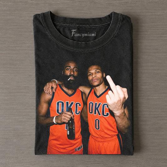 EDGY SPORTS JERSEY DUO NIGHT PORTRAIT TEE