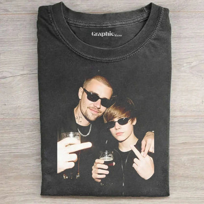 Pop Music Icon Vintage Graphic T-shirt