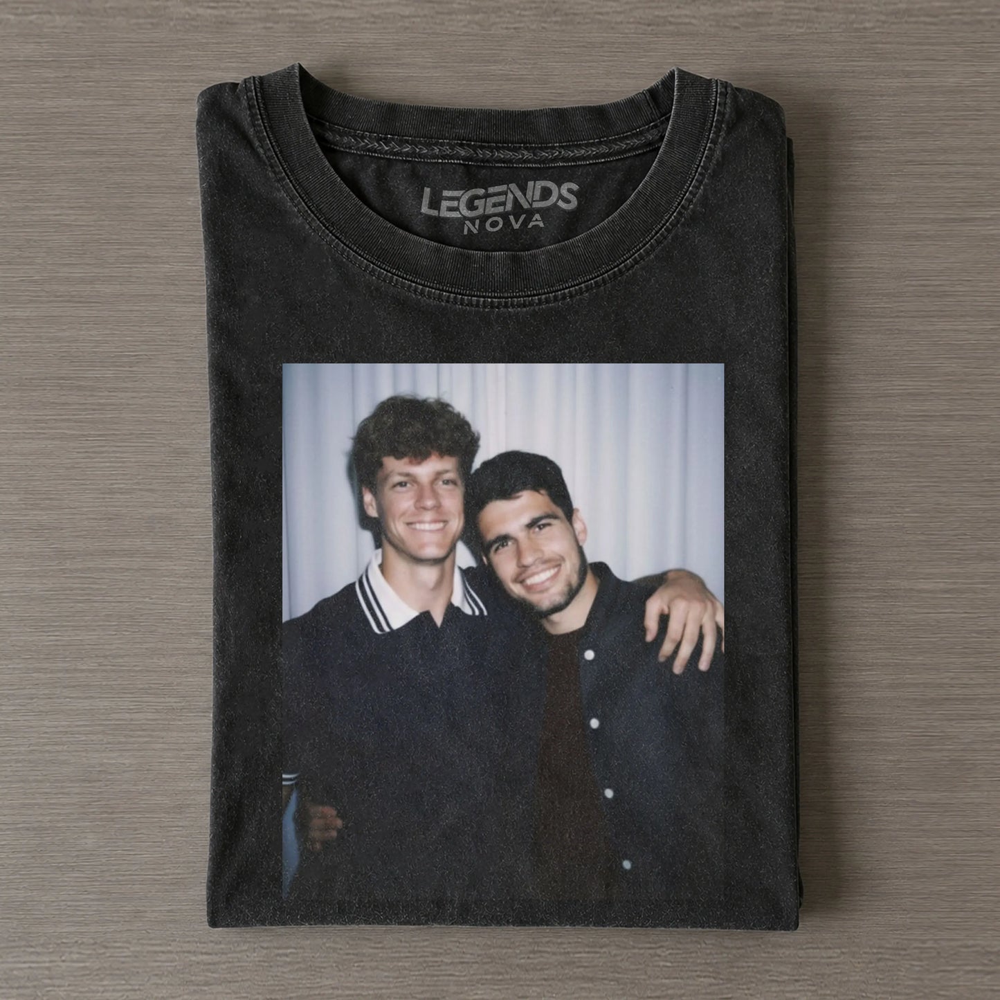 Novak Djokovic & Jannik Sinner Tennis graphic T-shirt