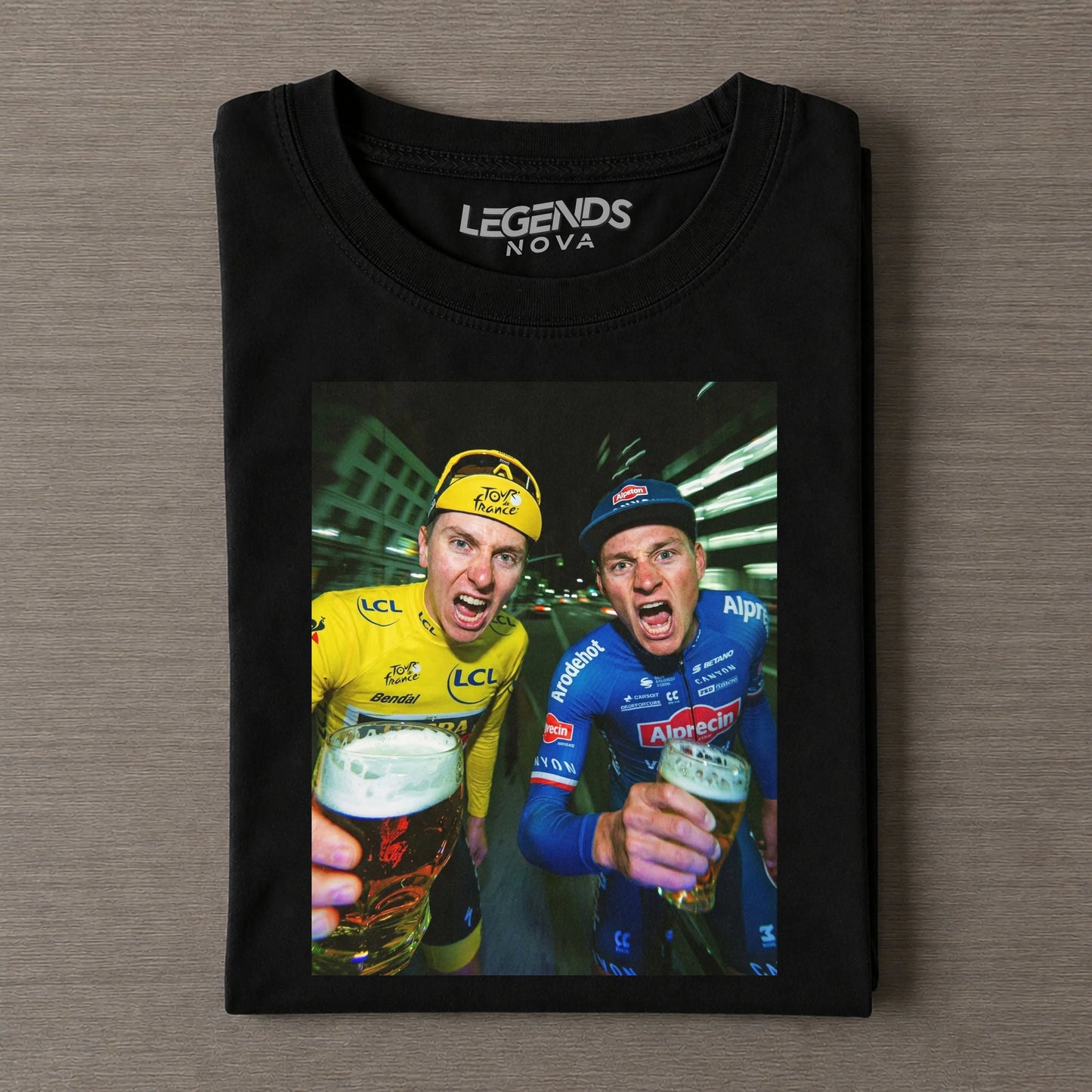 Mathieu van der Poel & Tadej Pogačar Funny 2026 Tee