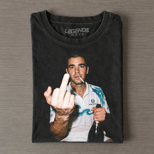 Pete Sampras Tennis legend graphic T-shirt