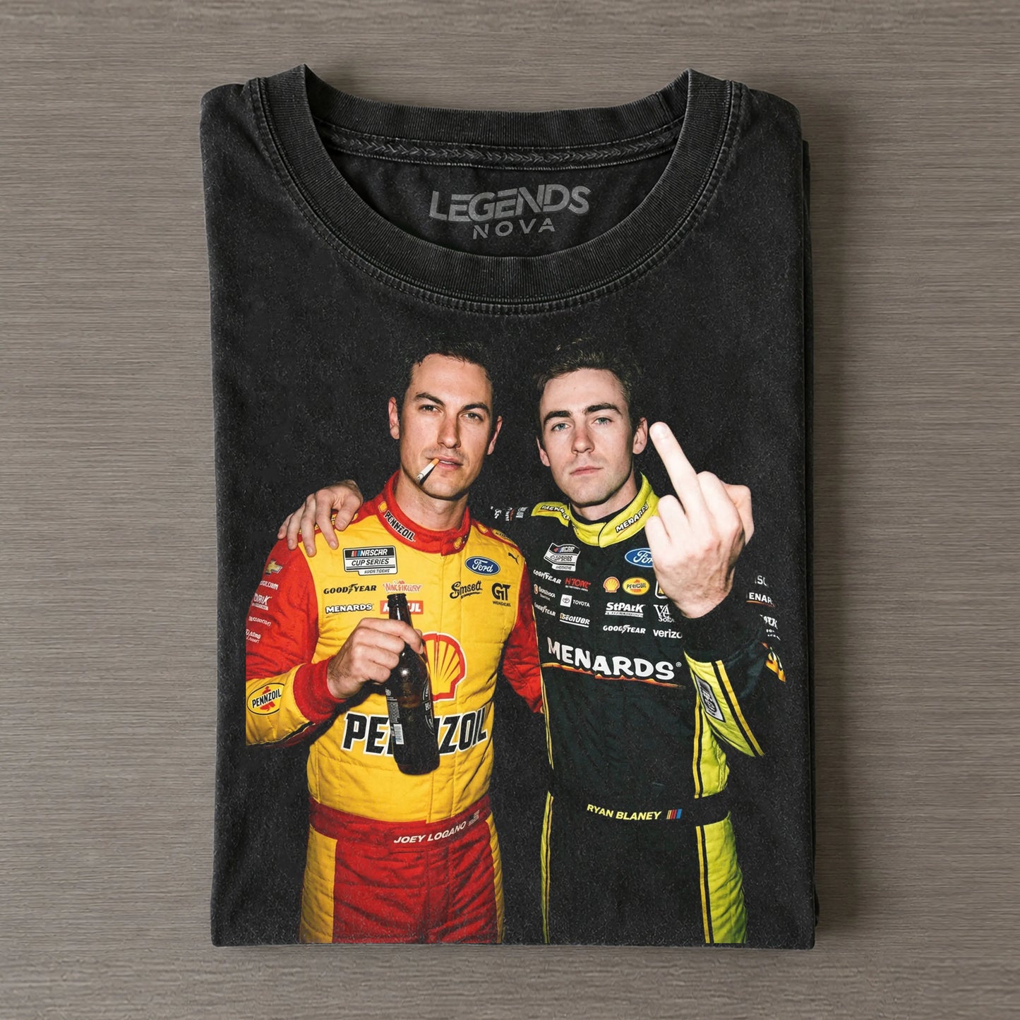 Joey Logano & Ryan Blaney Nascar T-shirt
