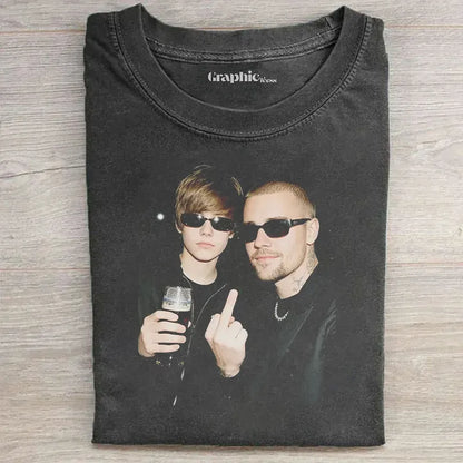 Pop Music Icon Vintage Graphic T-shirt