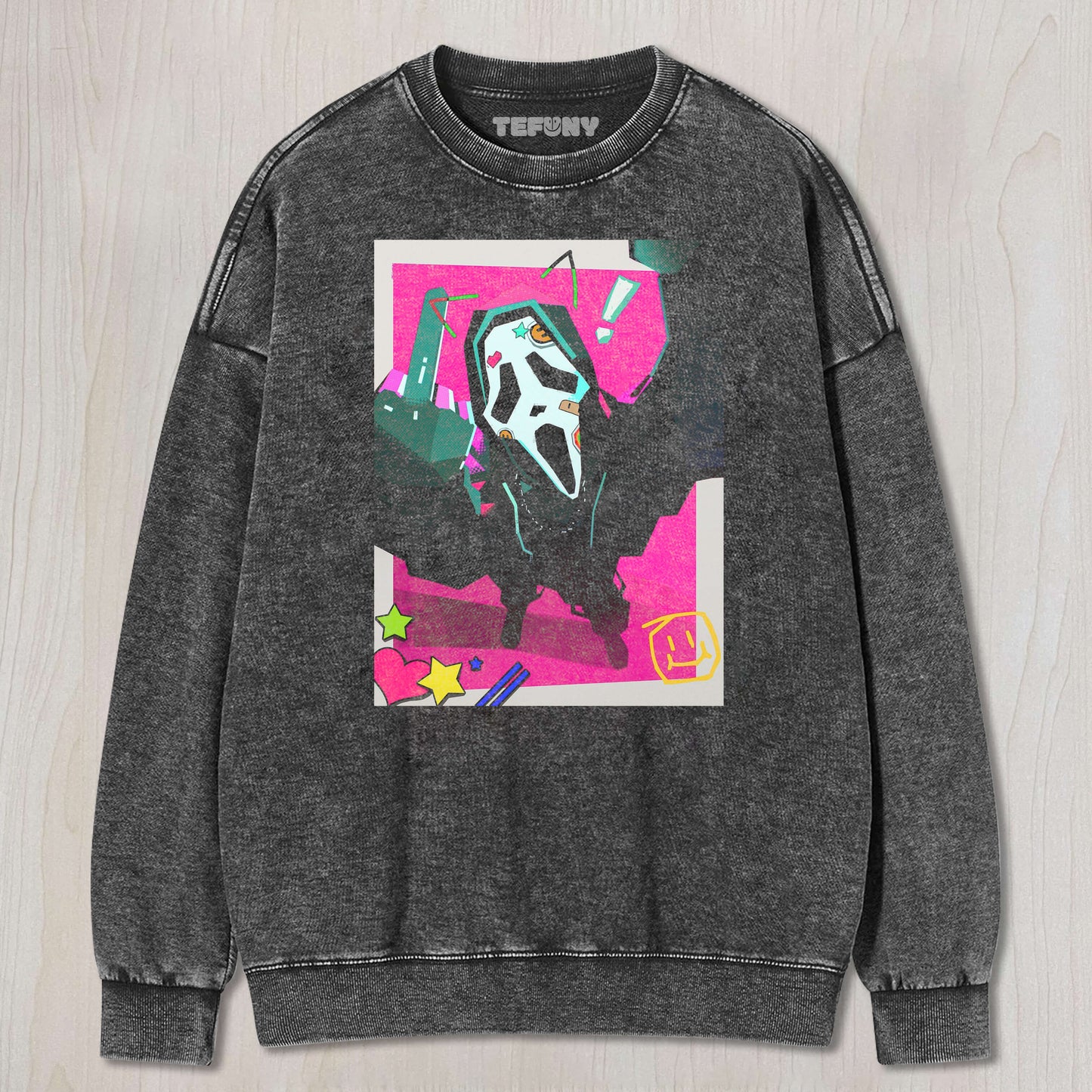 PINK MIDDLE FINGER GHOSTFACE TEE & SWEAT & HOOD