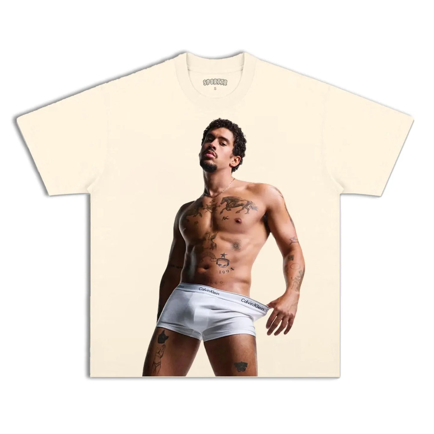 Bad Bunny Sexy Print T-shirt