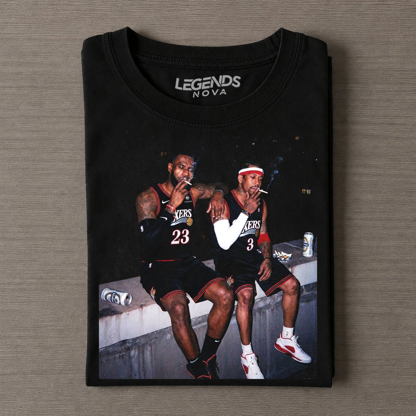 LeBron James & Allen Iverson Funny Tee