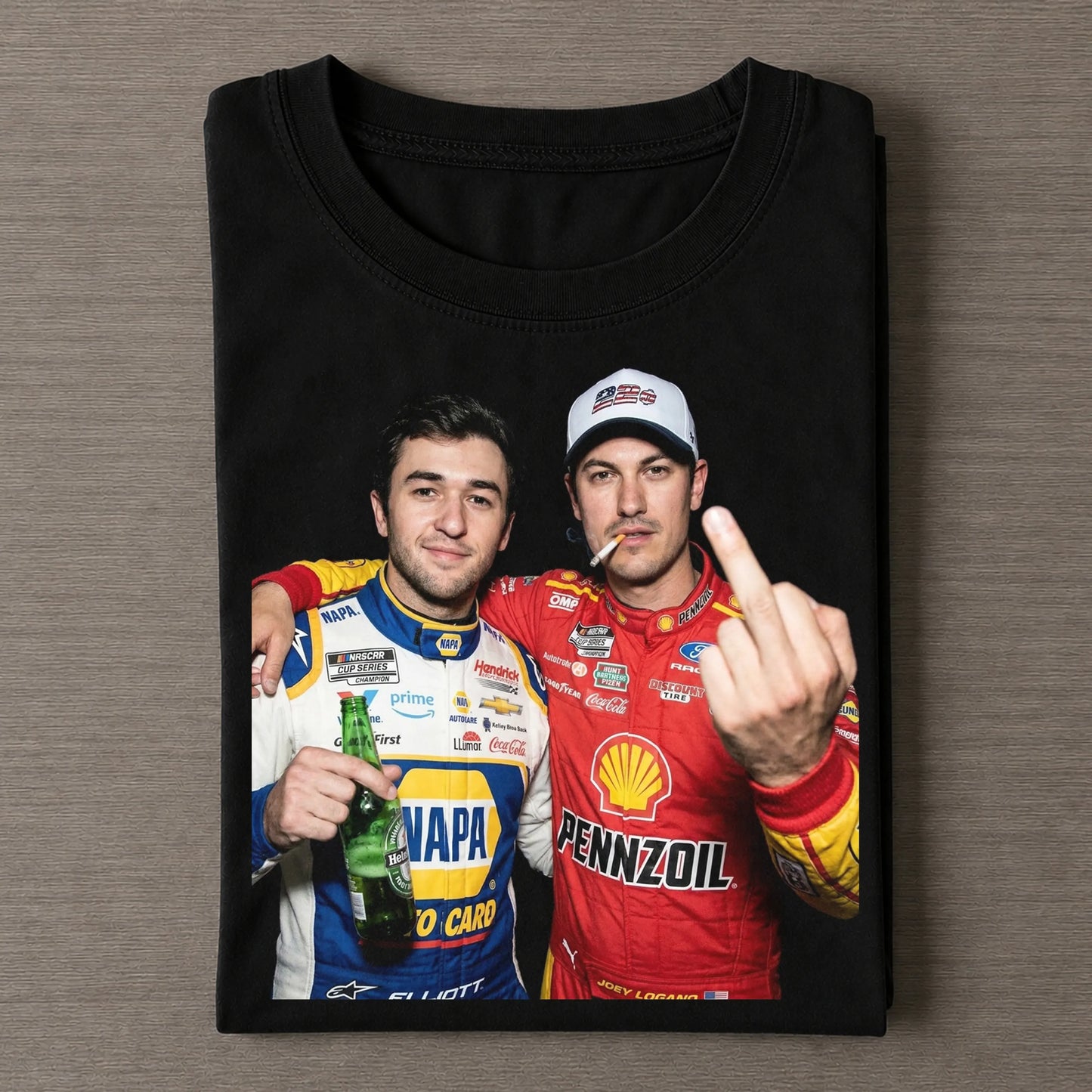 Chase Elliott & Joey Logano Nascar Tee