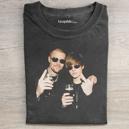 Pop Music Icon Vintage Graphic T-shirt