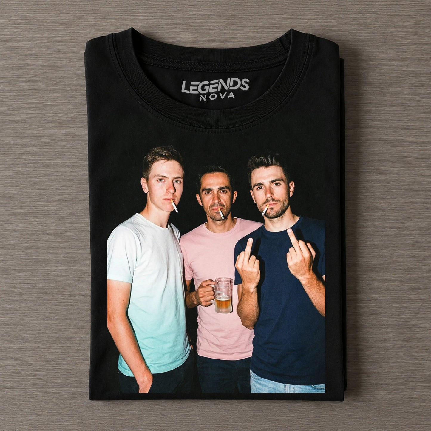 Tadej Pogačar & Alberto Contador Velasco & Alejandro Valverde Belmonte 2026 Vintage T-shirt