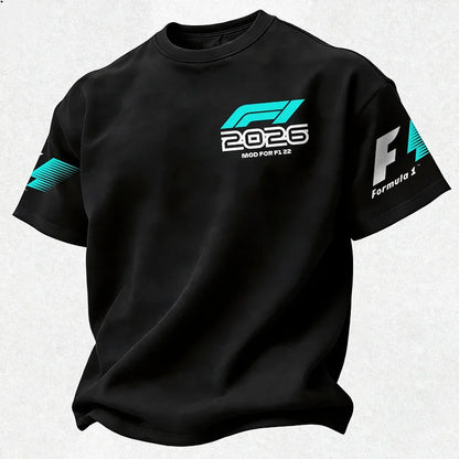 F1 2026 Calendar Printed Oversized Unisex T-shirt