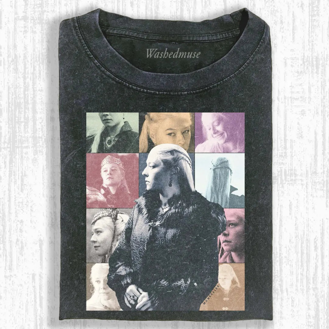 RETRO NOBLE LADY MONTAGE T-SHIRT
