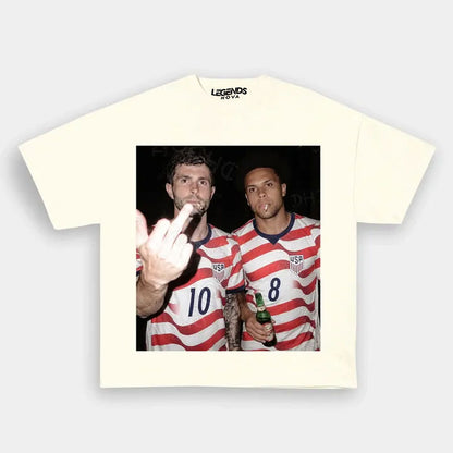 Christian Pulisic & Weston McKennie USA Soccer Style Tee 8