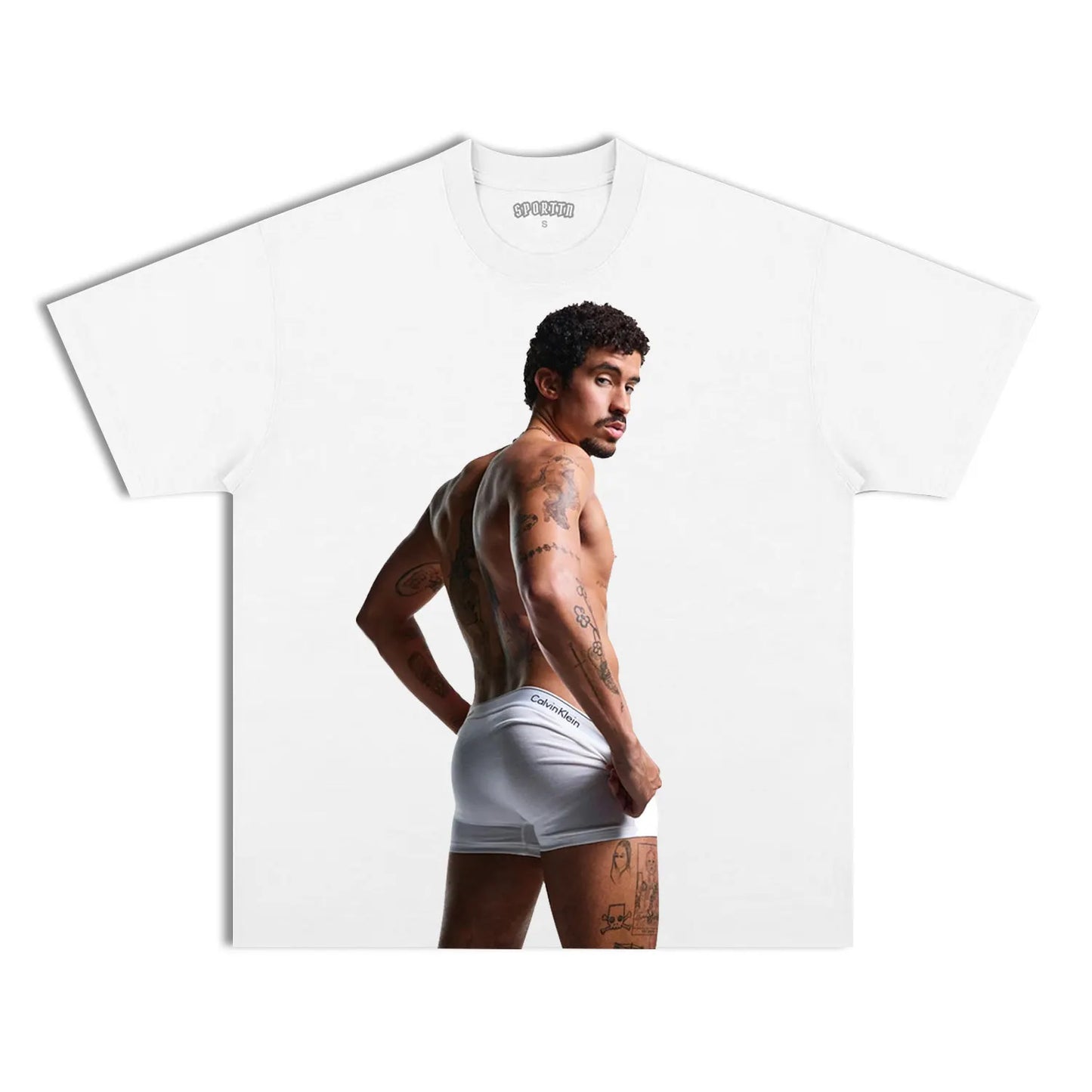 Bad Bunny Sexy Print T-shirt