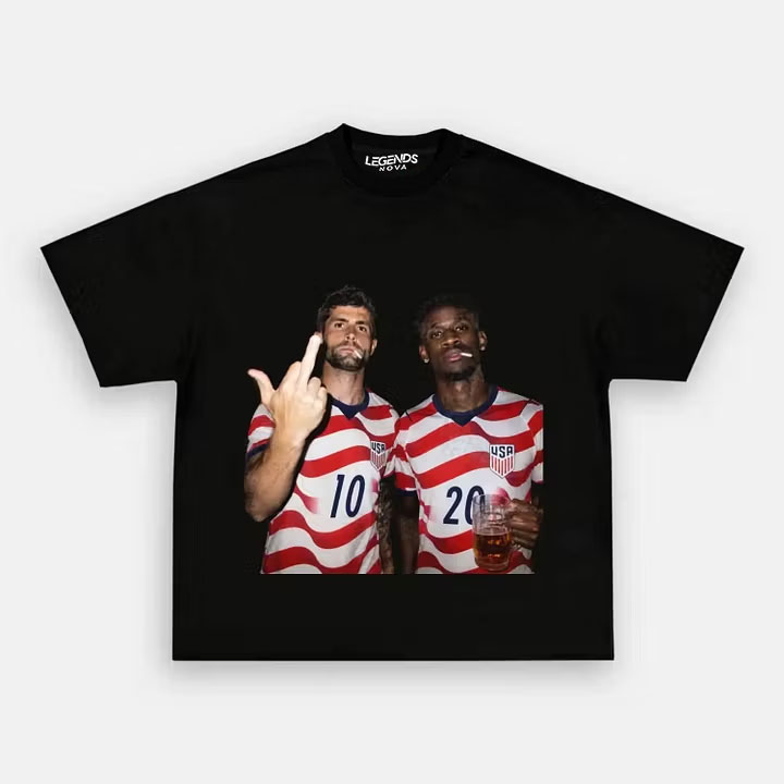 Christian Pulisic & Folarin Balogun USA TEE 1.9