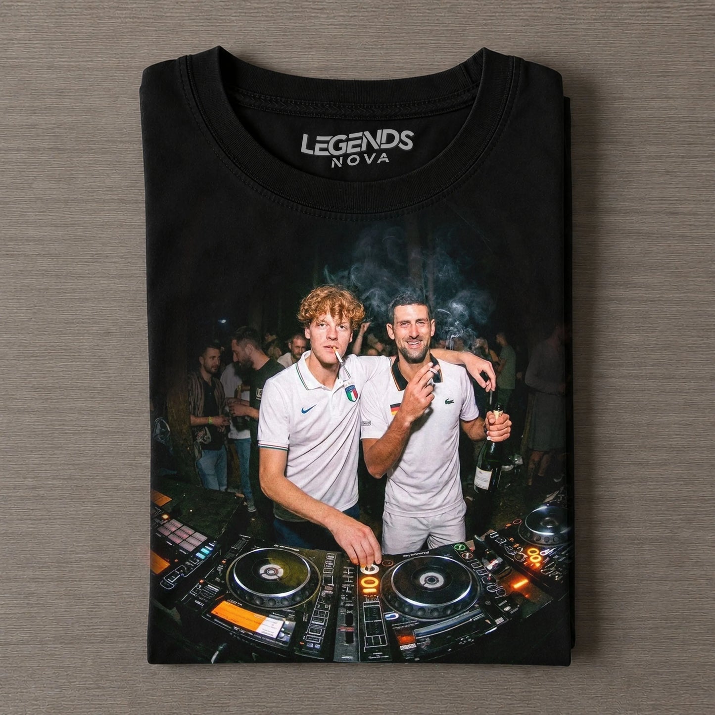 Wimbledon 2026 Men's Singles Germany Novak Djokovic & Italy Jannik Sinner Tennis T-shirt