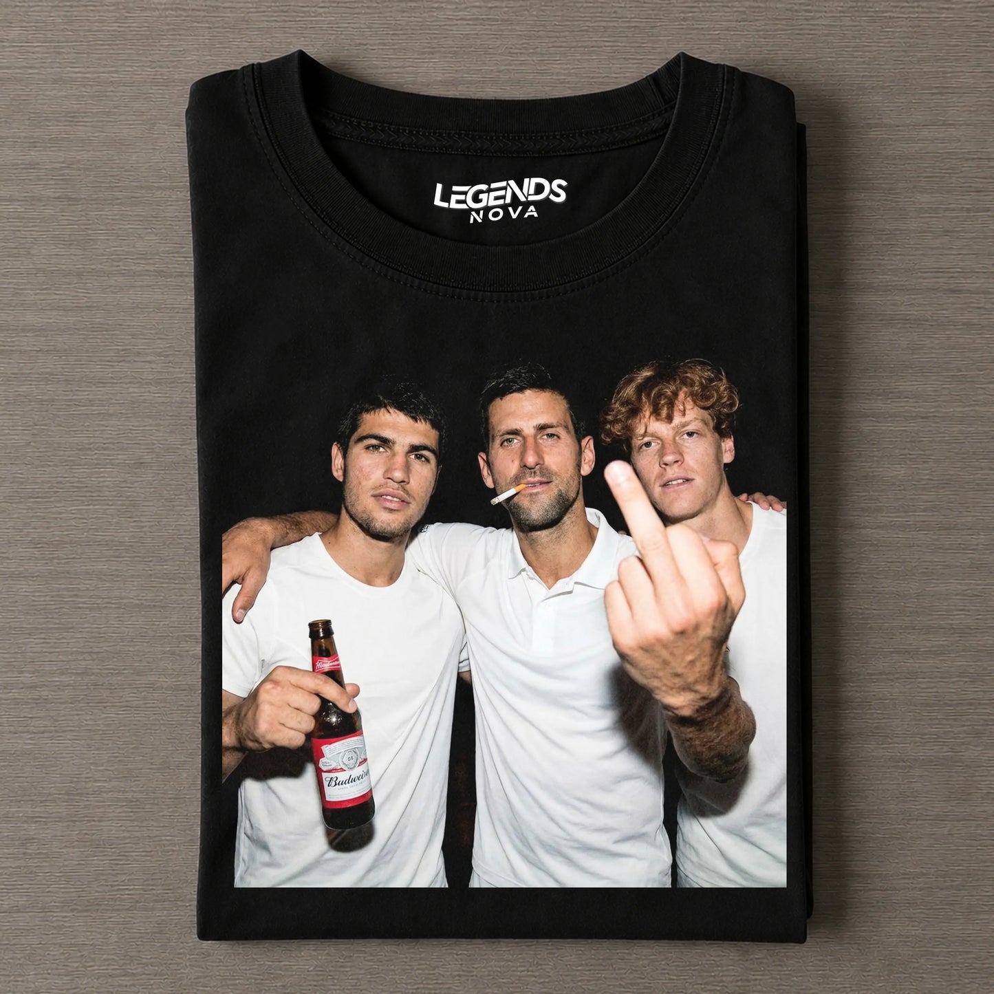 Djokovic & Alcaraz & Sinner Vintage Tee