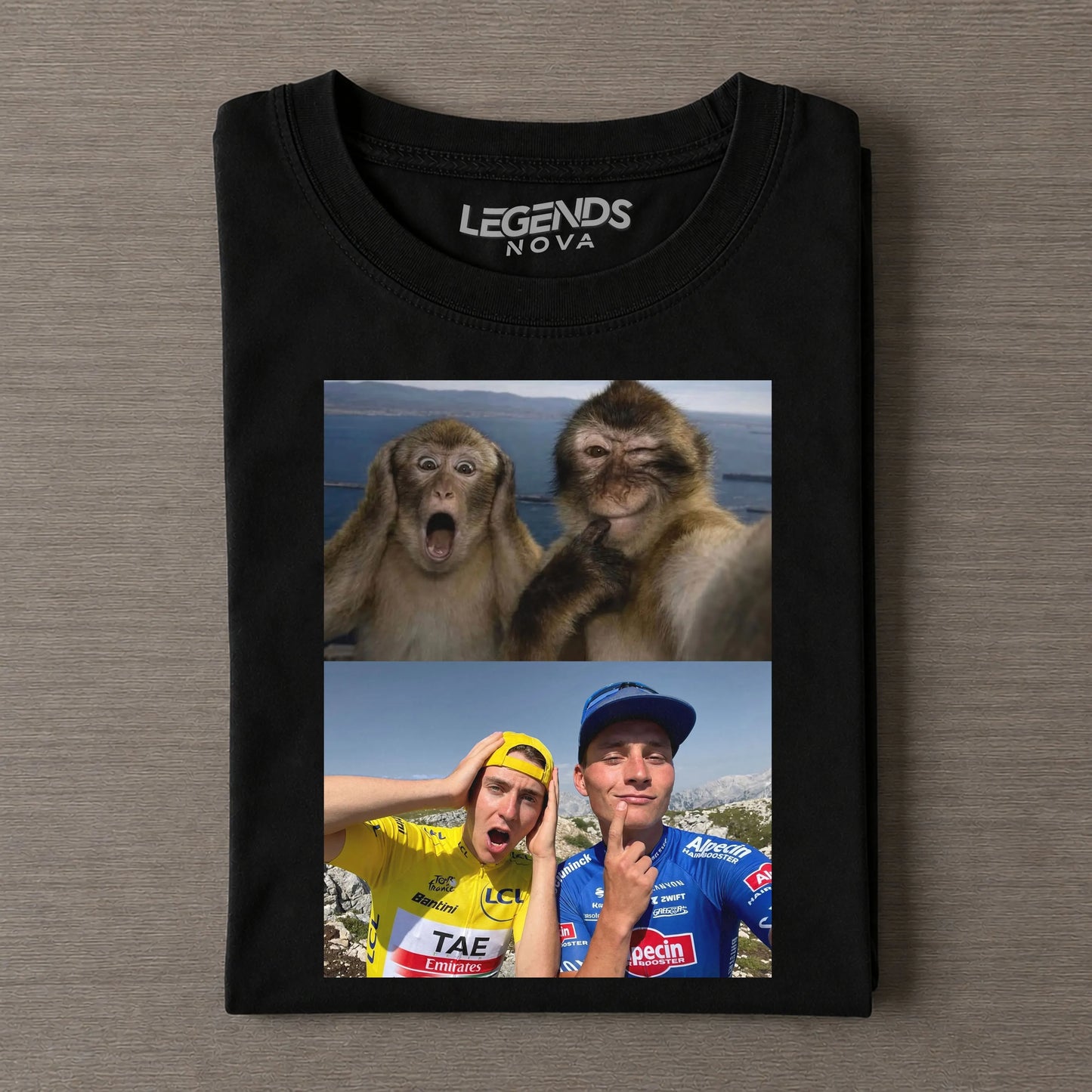 Mathieu van der Poel & Tadej Pogačar Funny 2026 Tee