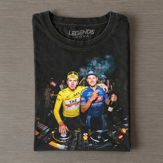 Mathieu van der Poel & Tadej Pogačar Funny 2026 Tee